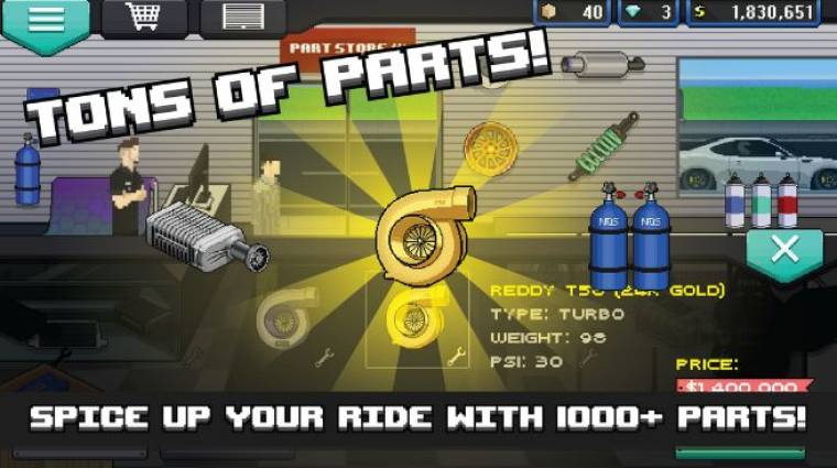 Pixel Car Racer Mod Apk